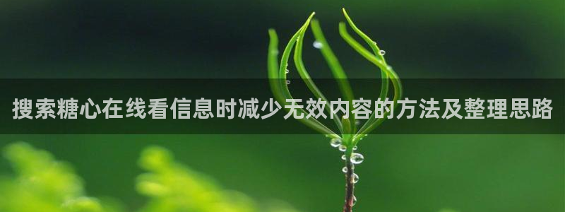 糖心vlog御梦子:搜索糖心在线看信息时减少无效内容的方法及整理思路