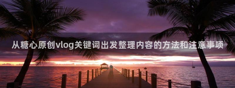 糖心viog最新网站入口:从糖心原创vlog关键词出发整理内容的方法和注意事项